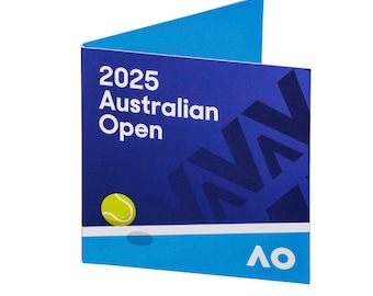 2025 Australian Open 2 Dollar Privy Mark Coin in Folder (Women & Men)