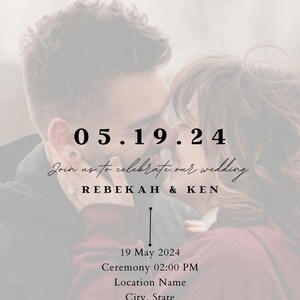 Save the Date/Wedding Invitation