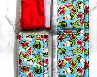Holiday Avocado Kitchen Handle Covers, Set of 3