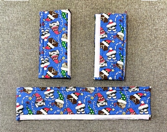Holiday Dog Fridge Handle Covers, Christmas Kitchen Decor