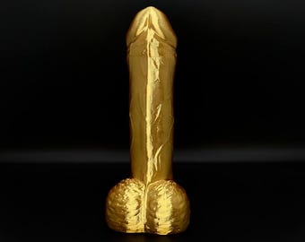 3D Printed Gold Prank Gift: Collapsible Gag Gift Sword - Bachelor Party Joke