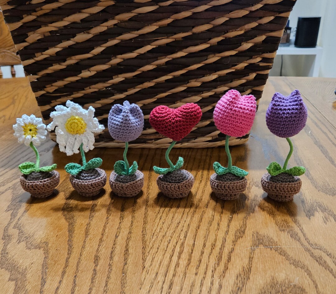 Crocheted Spring Flowers - Etsy