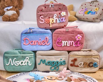 Custom Kids Lunchbag | School Lunch Bag | Personalized Handmade Kids Lunchbag | Lunchbox Bag | Picnic Bag | Back to School