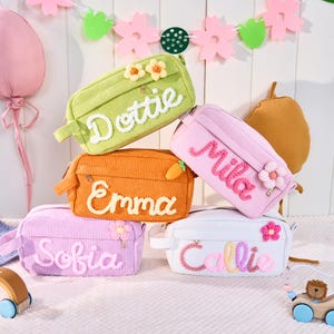 Personalized Pencil Case For Kids,Custom Name Pencil Case,Back To School Gift,Handmade Pencil Bag,Girls Pencil Pouch,Birthday Gift For Girls