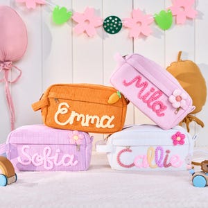 Custom Name Pencil Case,Personalized Pencil Case For Kids,Back To School Gift, Handmade Pencil Bag,Girls Pencil Pouch,Birthday Gift For Kids