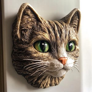 Kundenspezifische 3D Haustierfigur mit eingebautem Magneten