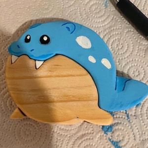 Custom Wooden Character Painted/Stained / Natural Wood Combo Intarsia (Simple Designs)