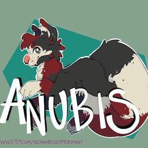Fursona Digital Character Badge Commission