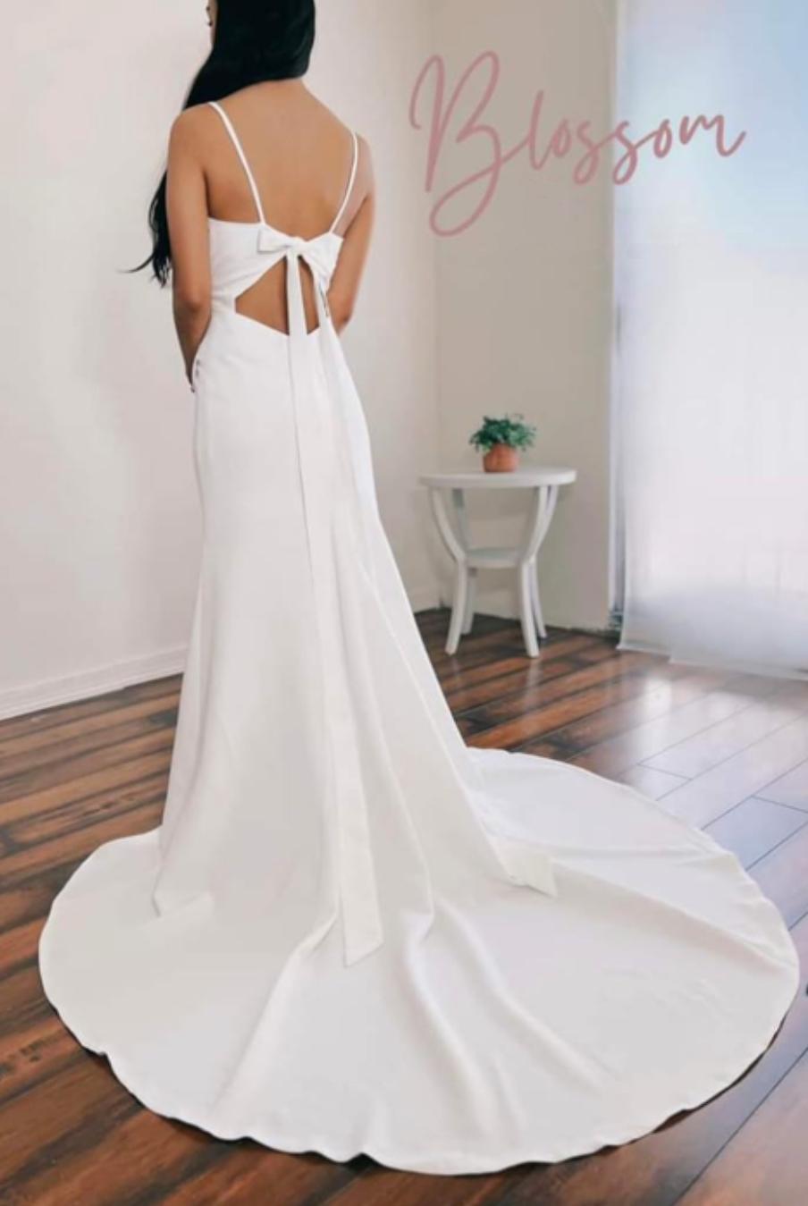 Sexy Red Spaghetti Straps Satin Ruffles Long Evening Dress Wedding Guest Dress SP715