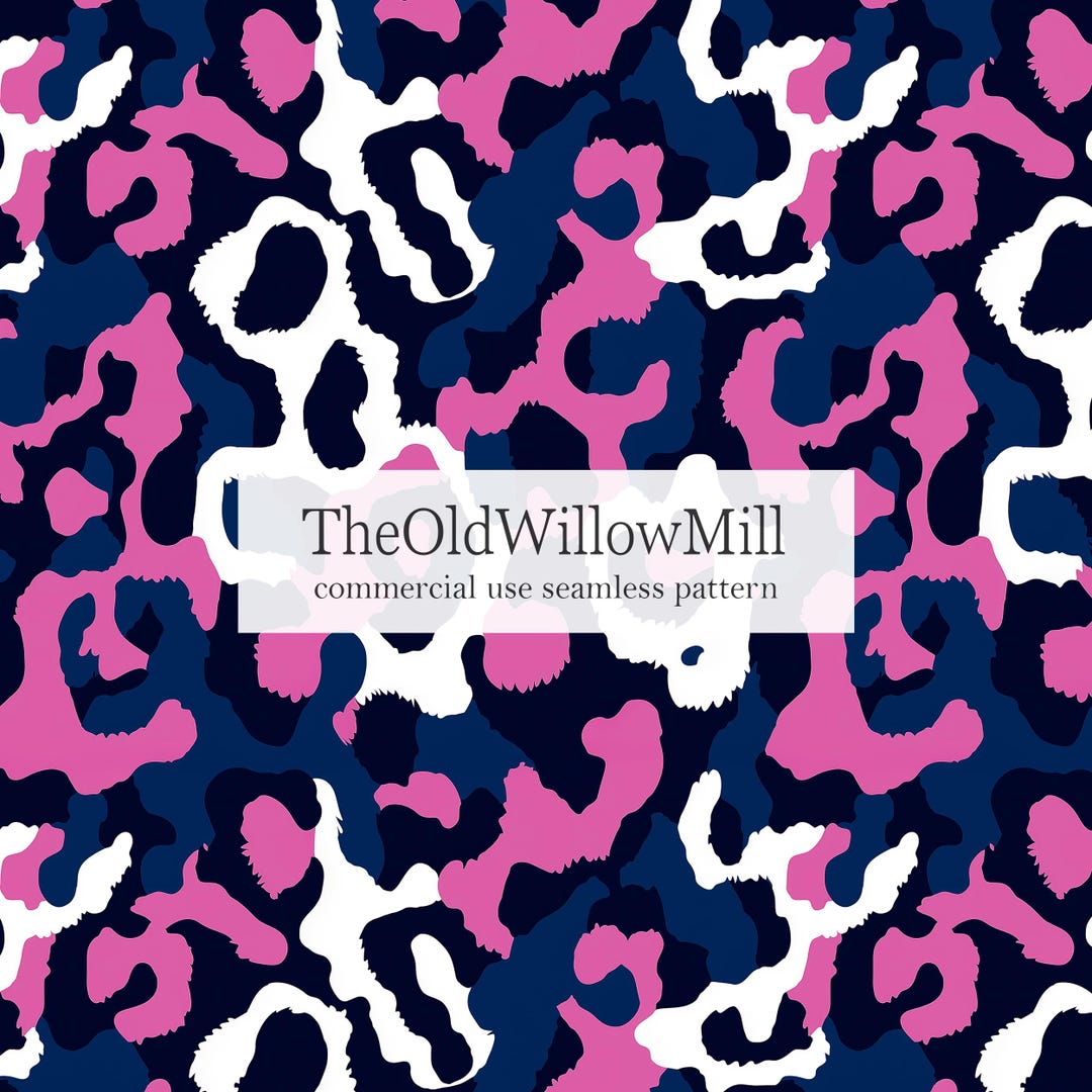 Pink Leopard Pattern Preppy Abstract Pink Seamless File, Pink Leopard Print Digital Pattern, Preppy ...