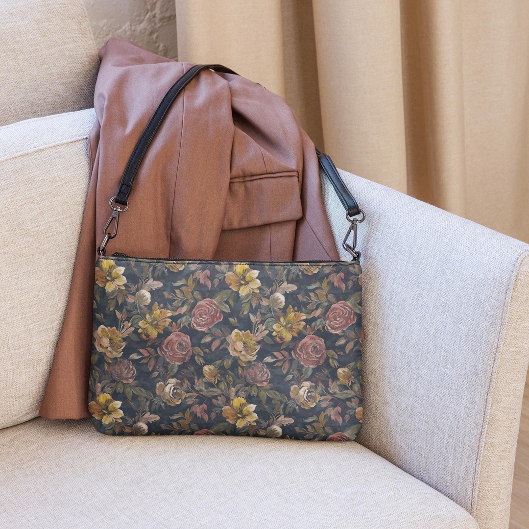 Floral Bear Neon Convertible Handbag