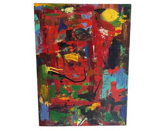 現代アート70s ガレリアグラフィカ　絵画　ビンテージ　モダン　幾何学　抽象画 現代アート 70×50㎝ フレーム付き モダン 絵画 抽象画