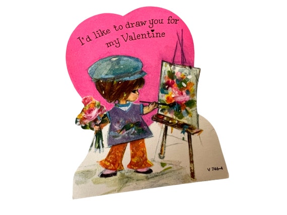 Floral “For My Valentine” Greeting Card Floral “For My Valentine” Greeting Card