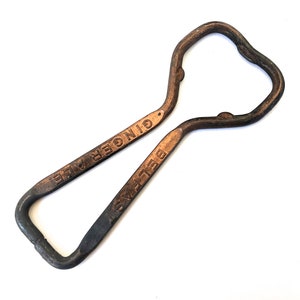 Vintage Belfast Bottle Opener~ Belfast Ginger Ale, Belfast Sparking Water~ Rare Collectable Barware~ Ireland