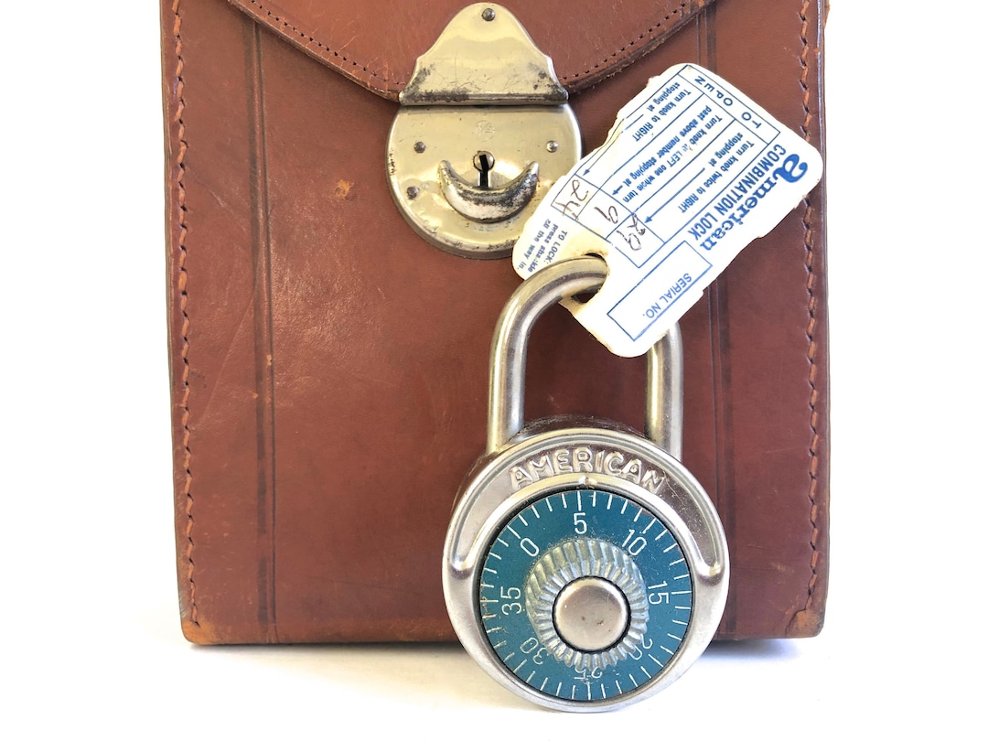 Vintage American Combination Lock Works W/ Original Etsy