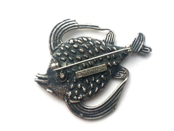 Vintage Fish brooch ~ Museum Replica ~ Unique Cos… - image 5