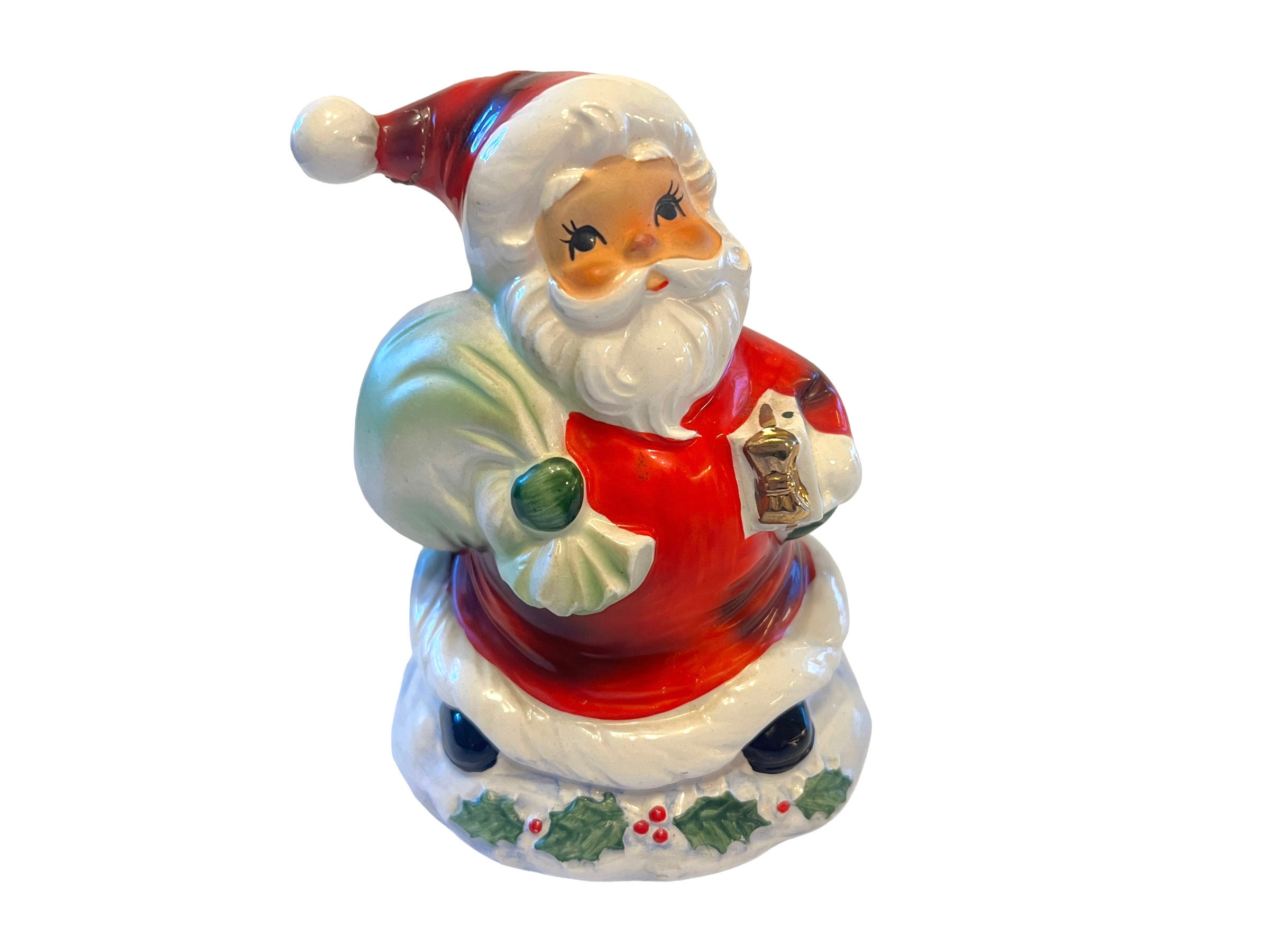 Vintage Josef Originals Santa music box~ Made in Japan