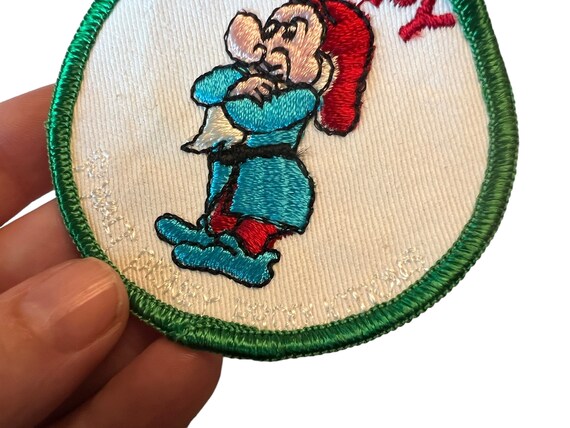 Vintage Disney Grumpy Dwarf Duck Patch~ Official … - image 3