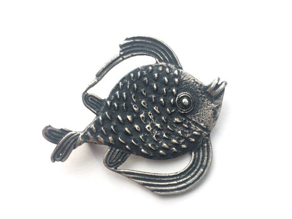 Vintage Fish brooch ~ Museum Replica ~ Unique Cos… - image 1