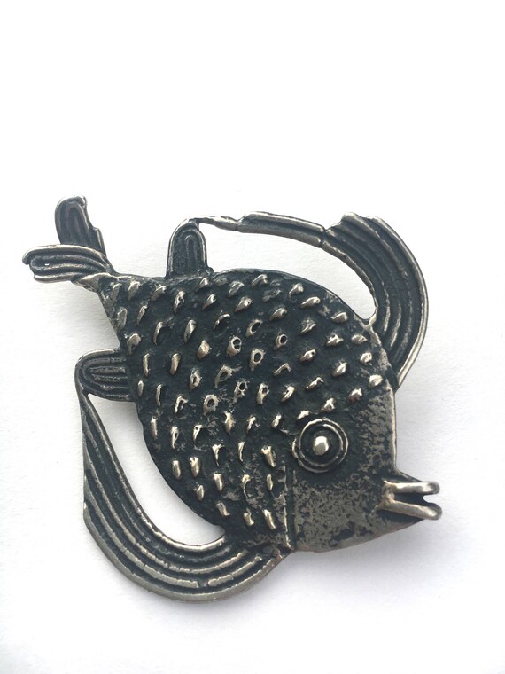 Vintage Fish brooch ~ Museum Replica ~ Unique Cos… - image 4