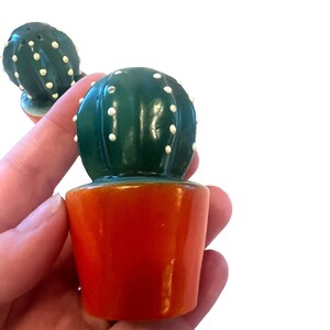 Vintage Cactus Salt & Pepper shakers Vintage Southwestern kitchen decor Made in Japan image 7