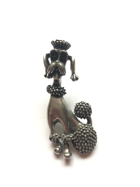 Mid Century Poodle Brooch~ Fancy Pup pin~ Gift fo… - image 10