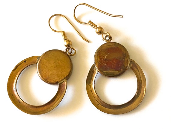 ヴィンテージ 】アートなイヤリング ミッドセンチュリー時代