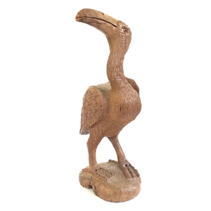Vintage Folk art Bird Sculpture ~Wood Carving ~ Rustic Original art piece