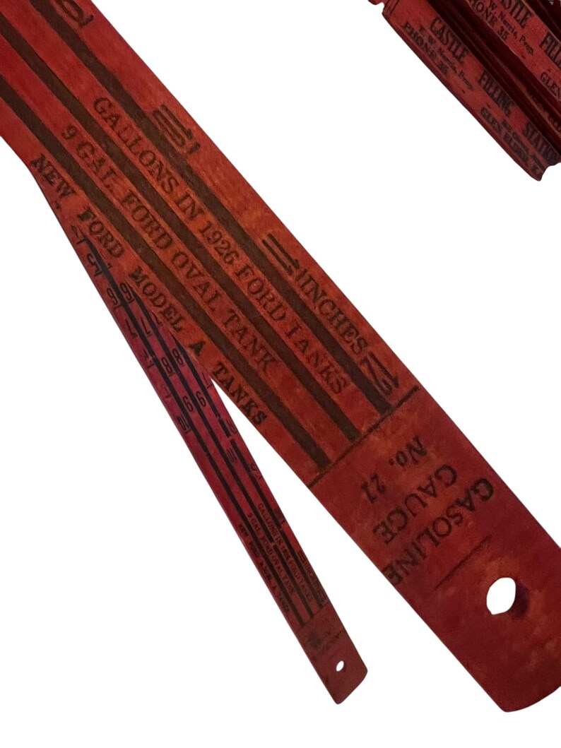 Antique Ford Model A Wooden Gas Gauge, Glen Elder Garage Advertising - Etsy