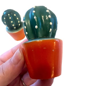 Vintage Cactus Salt & Pepper shakers Vintage Southwestern kitchen decor Made in Japan image 8