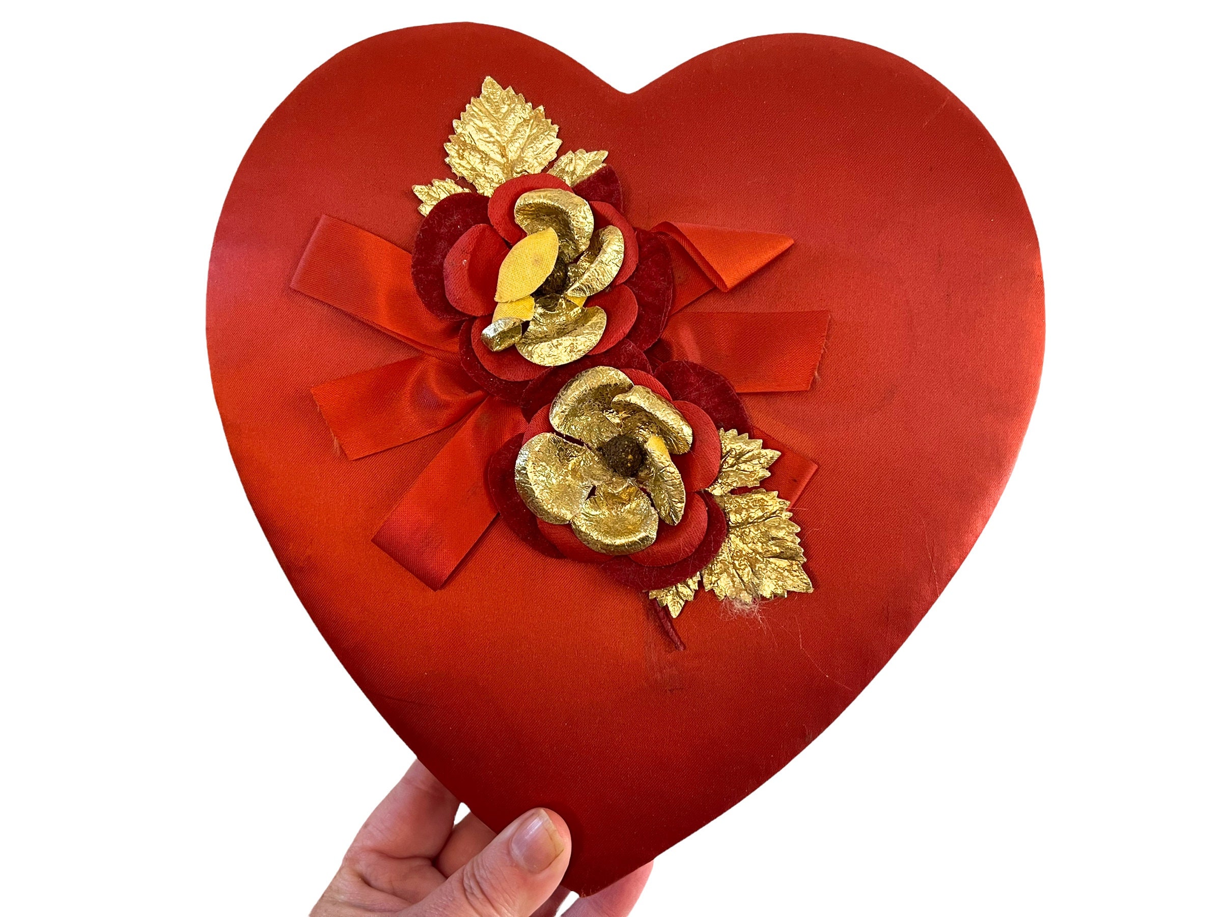 Vintage Heart Candy Box 
