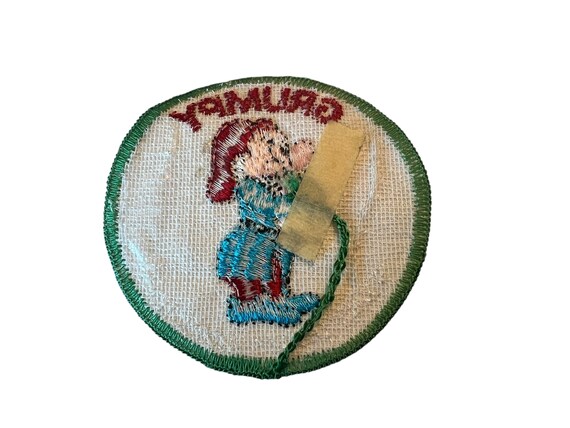 Vintage Disney Grumpy Dwarf Duck Patch~ Official … - image 2