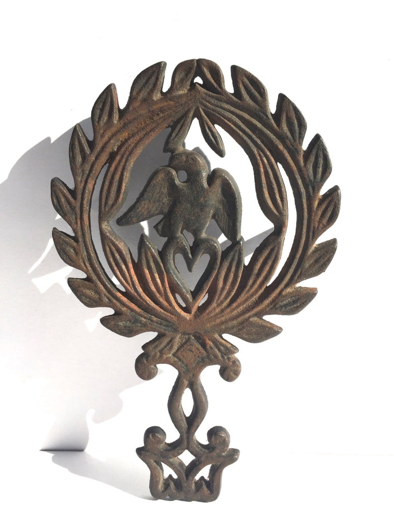 Vintage Wilton Cast Iron Eagle Kitchen Trivet hot Plate Etsy