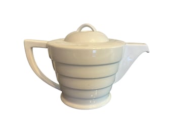 Vintage Frank Lloyd Wright Collection Teapot Guggenheim Krupps 1998 40 oz ~ White Porcelain