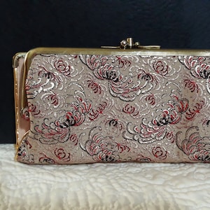 Vintage Retro Floral Silk Brocade by Lady Chesterfield, 1960&#39;s