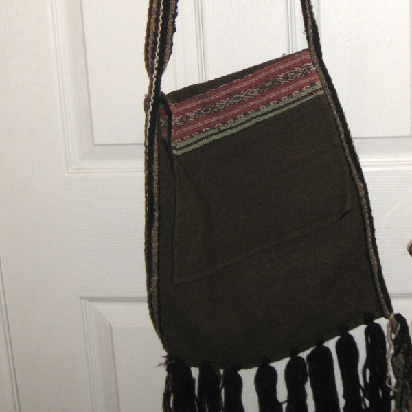 VINTAGE Journey Large  Hobo bAG Lucky Brand DUNGAREES AMERICA Stripe Hippie Classic On SaLe Now
