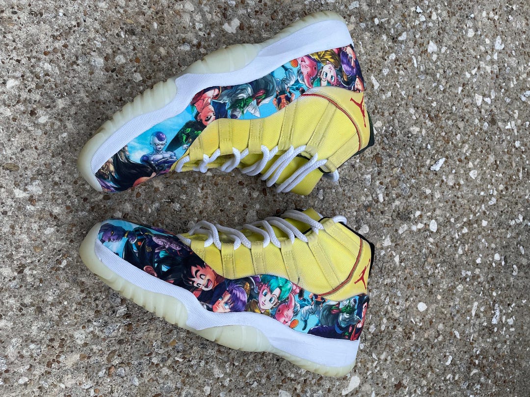 Custom Dragon Ball Z Jordan 11s - Etsy