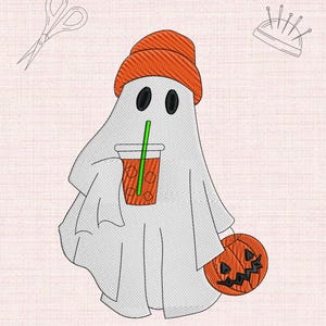 Diseños de bordado a máquina de Halloween Diseño de bordado de fantasmas Patrón de bordado digital Diseño de bordado de temporada espeluznante Halloween COSER