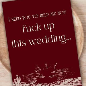 Cowgirl Western Brautjungfer Vorschlag Digitaldruck Hochzeitsvorlage Rot Küsten Nicht Durcheinander Diese Hochzeit Brauteinladung Canva Größen