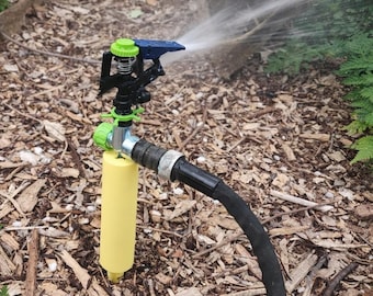 Universal Garden Sprinkler Riser Stake | 3D Printed Irrigation Support | Easy-Setup Watering Accessory