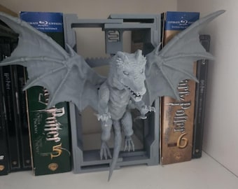 Hanging Dragon Adjustable Book Nook 3D Printed