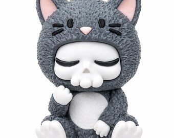 Whispurr Keychain Set (5) – 3D Printed Quirky Character Collectible Key Rings