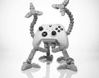 Articulated Controller Holder Set: 3D Printed Gamer Desk Accessory