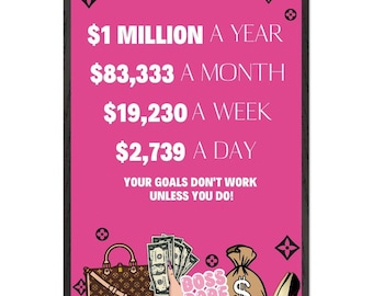 ピンク ボス ベイブ プレミアム 木製フレーム ポスター 60 x 90 cm / 24x36″ | ビジネスウーマン