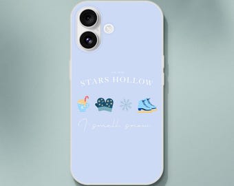 Funda flexible para teléfono Gilmore Girls I Smell Snow: protección transparente, flexible y duradera