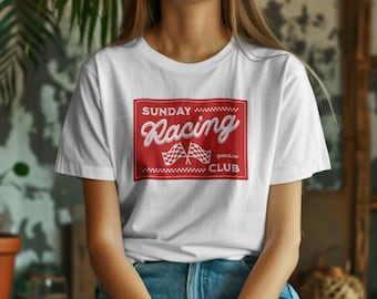 T-shirt Sunday Racing Club – Maglietta ispirata al Motorsport della Formula Uno