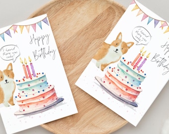 Paquete de 10 tarjetas de cumpleaños de Corgi: divertidas tarjetas de felicitación ecológicas para amantes de los perros