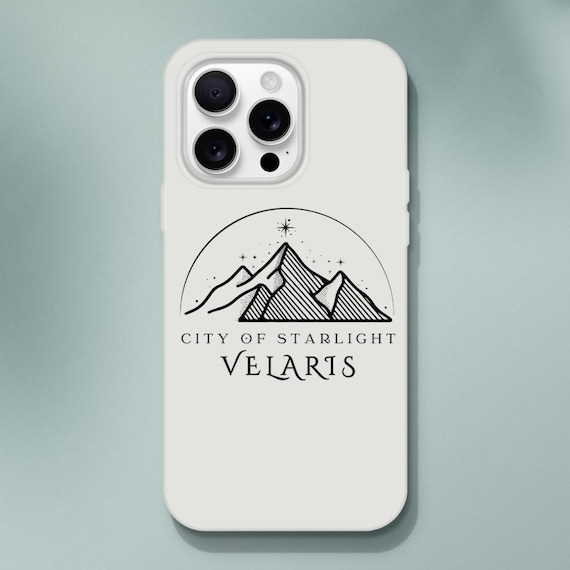 Velaris ACOTAR Inspired Flexi Phone Case | Transparent, Flexible, and Durable Protection