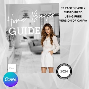 Real Estate Buyers Guide | Buyer Guide Realtor | Buyers Guide | Real Estate Template | Canva | Editable | Real Estate Marketing | NAR