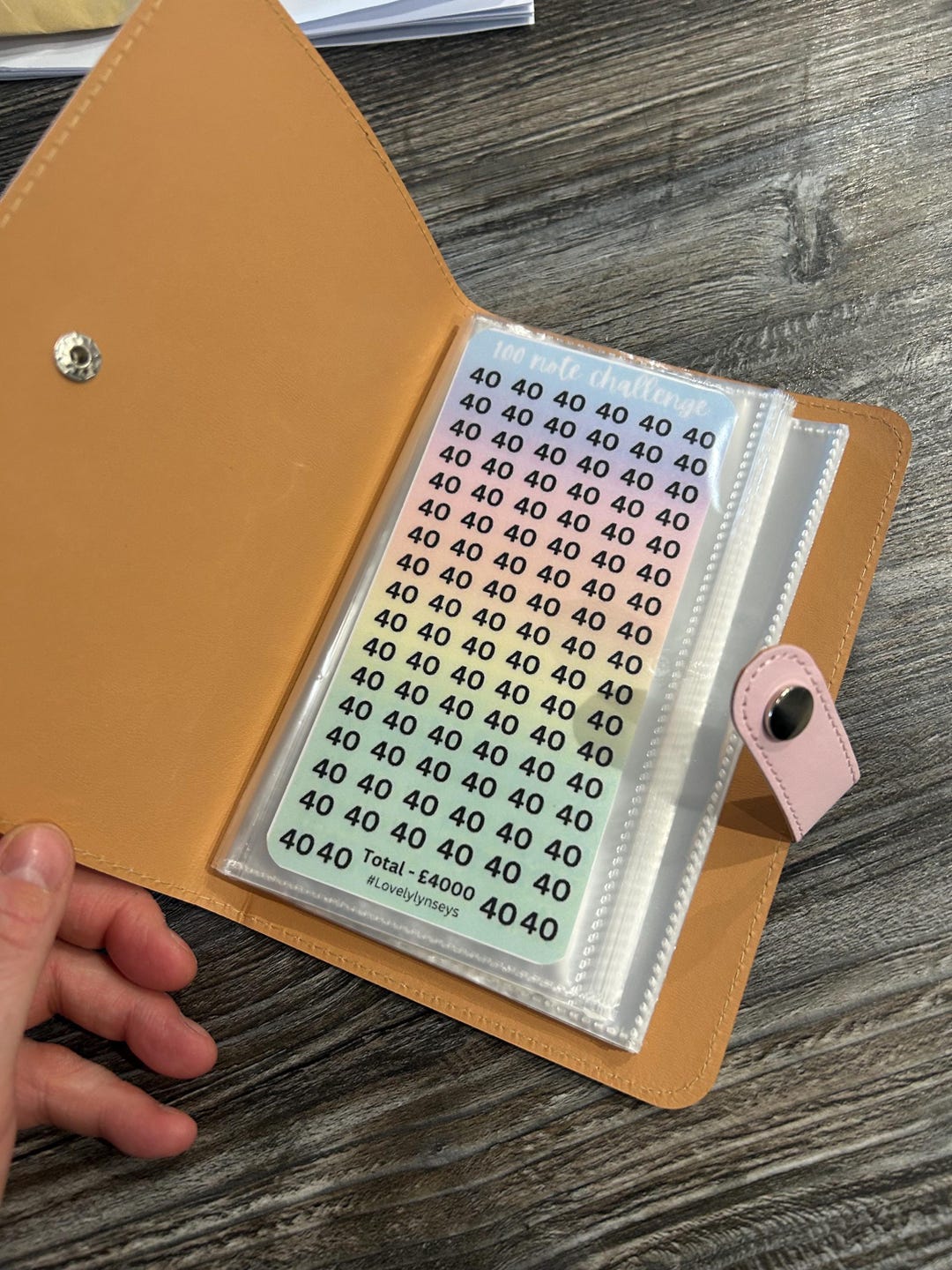 Note Challenge 100 Note Challenge and Binder - Etsy UK